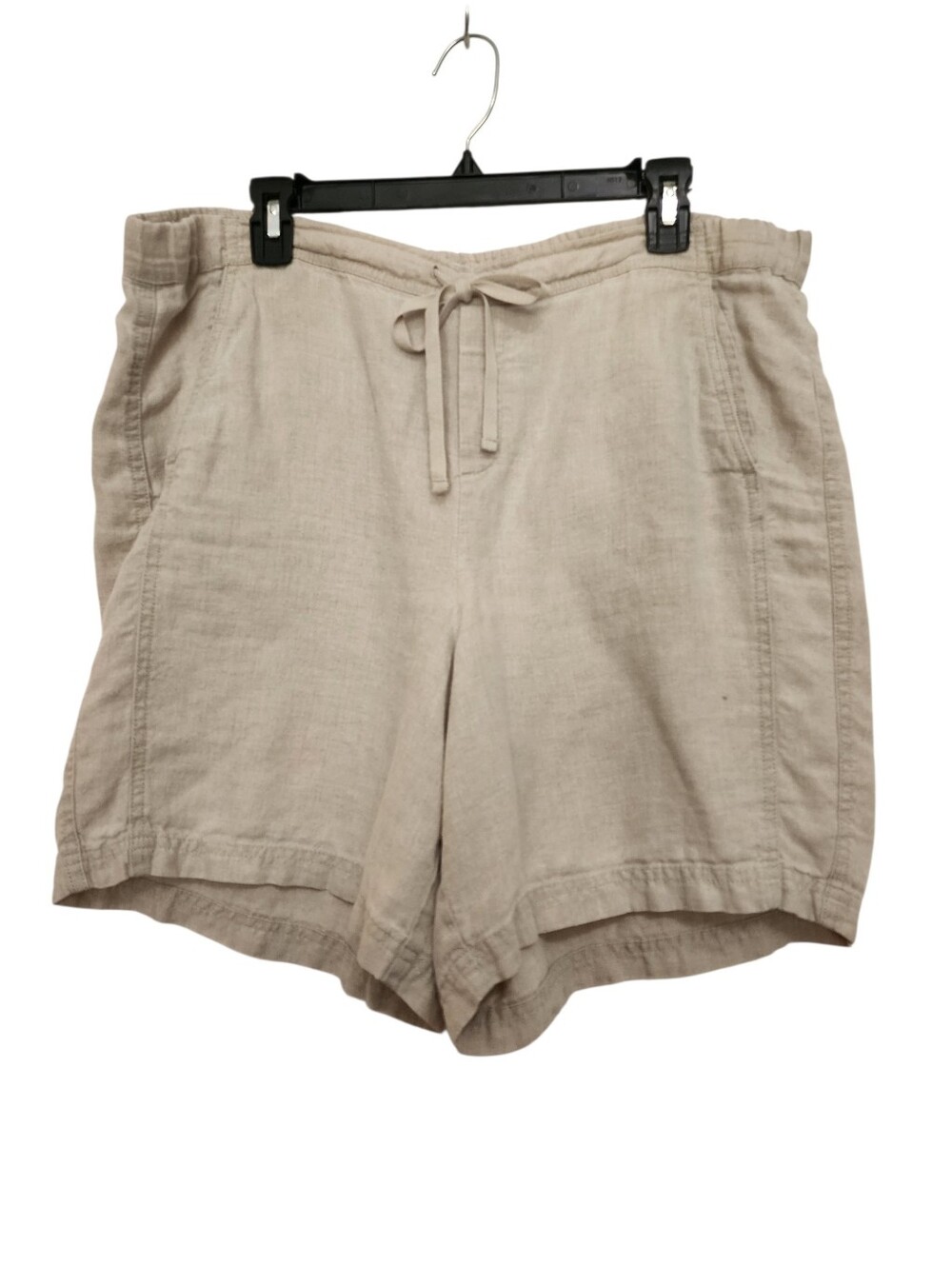 J. Jill Casual Drawstring Linen Women’s Shorts Cream SZ Large